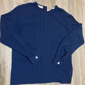 Navy blue Liz Claiborne blouse